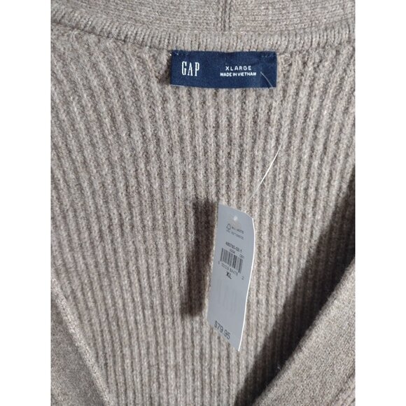 Gap Ribbed Knit Cardigan Pants Set XLT Wide Leg Cozy Oversized Loungewear NEW - Picture 6 of 8